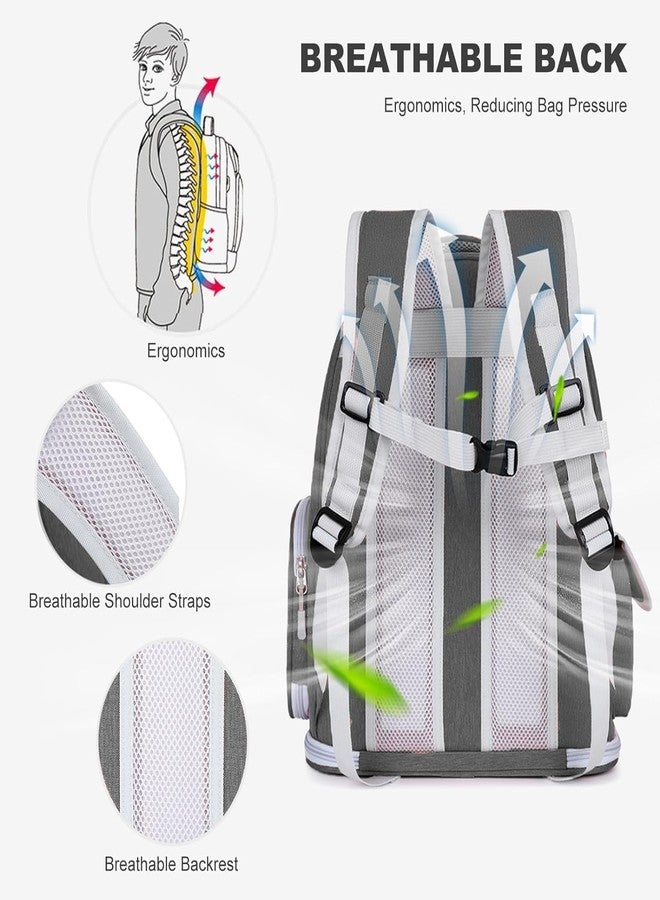 MORPICH Dog Carriers, Pet Backpacks Breathable Portable Cat Carrier Outdoor Travel Transparent Space Pet Backpack Bag - Image 3